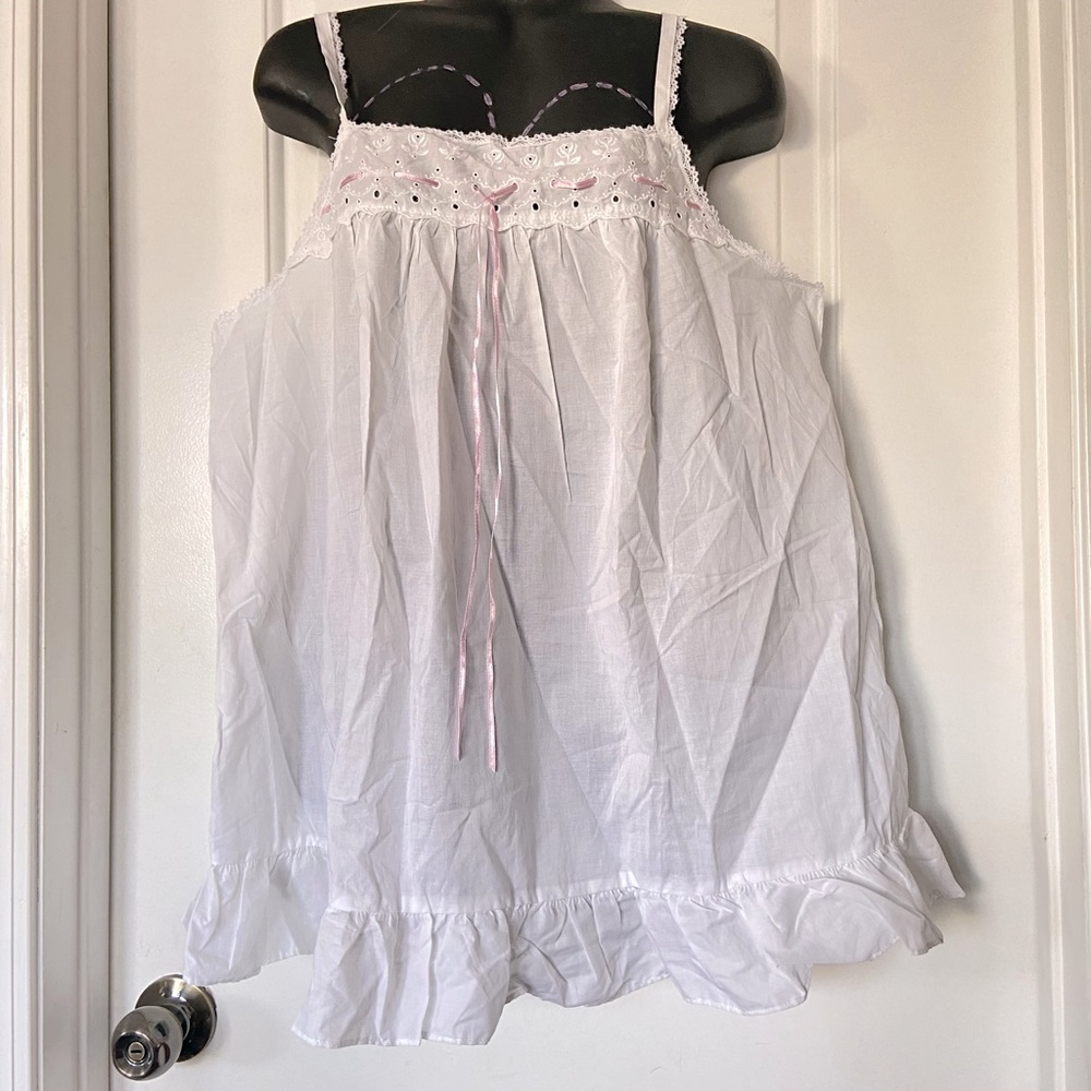 Chracter cotton pajamas set lace trimmed